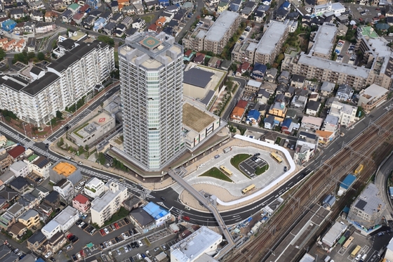 長津田駅北口再開発の図