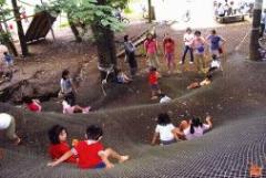 自然を生かした公園でのプレイパーク運営