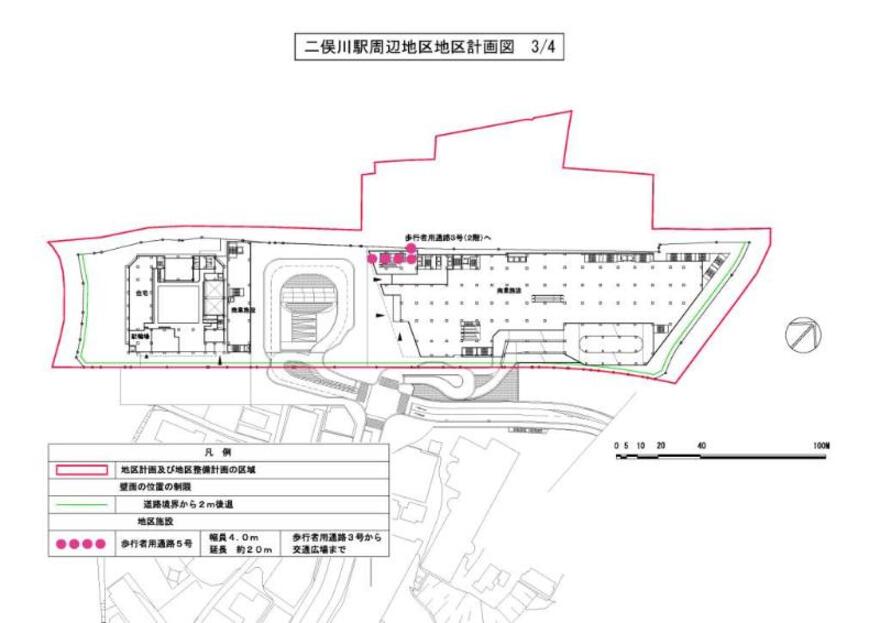 壁面の位置の制限及び地区施設の配置