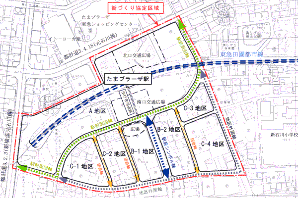 街の基本構成図の画像