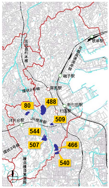 磯子区建築協定一覧の画像