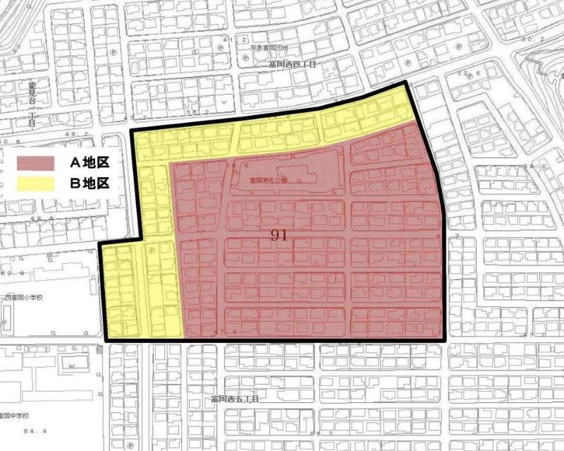 事前協議要望地区の画像