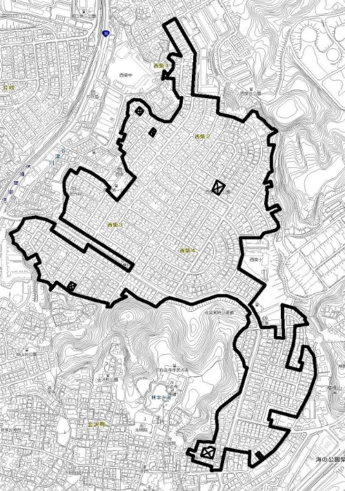 事前協議要望地区の画像