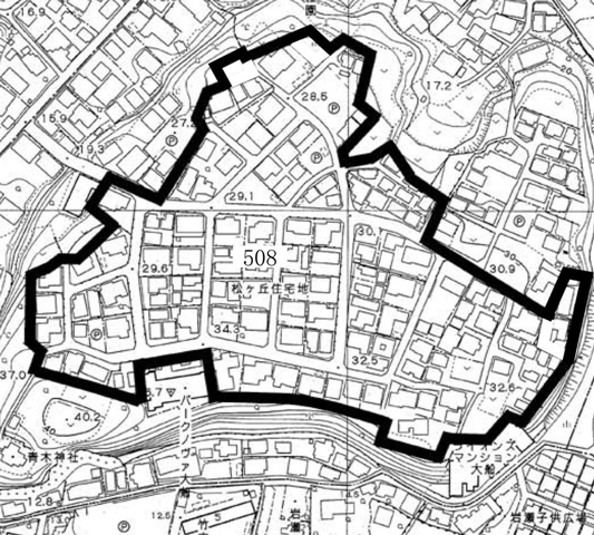 事前協議要望地区図の画像