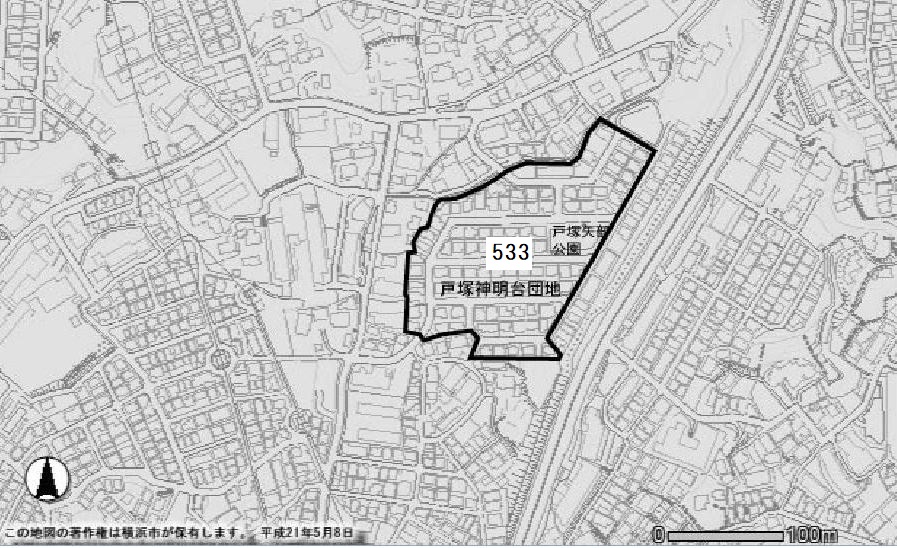事前協議要望地区の画像