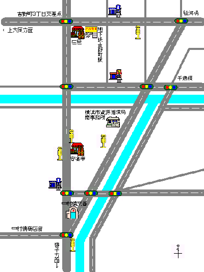 鶴見事務所の所在地画像