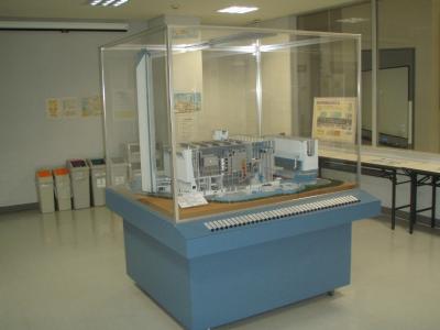 旭工場の模型が展示されています