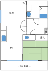 フジビューハイツー間取りイメージ