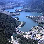 津久井湖と城山ダムの写真