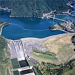 丹沢湖と三保ダムの写真