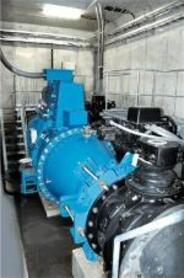 小水力発電設備の写真