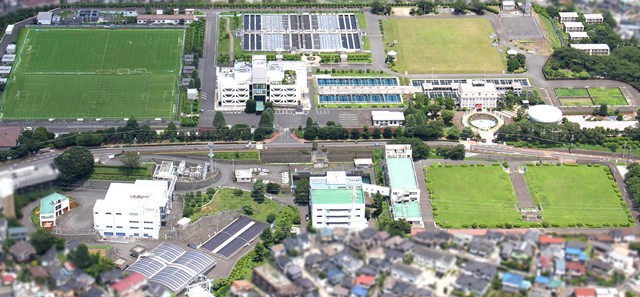 西谷浄水場の全景です。