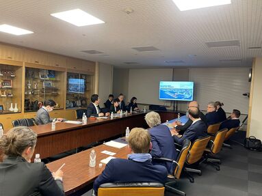 Meeting at the Port of Yokohama