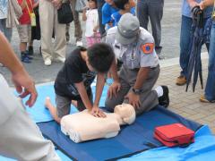 Photo of emergency drill①