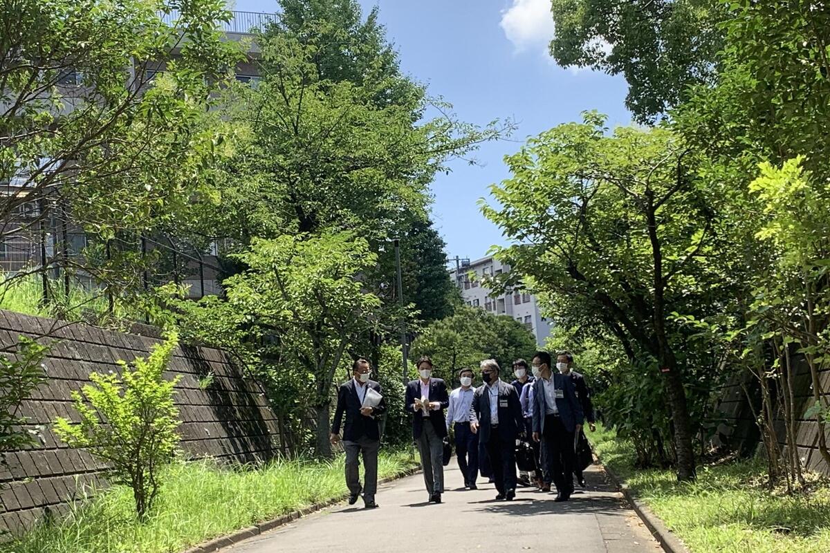 写真：野庭住宅・野庭団地視察の様子（大サイズ）