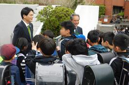 市立汐見台小学校を訪問しました