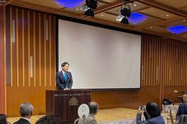 「開港5都市景観まちづくり会議2024」横浜大会ウェルカムパーティーでご挨拶をしました