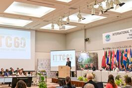 「第60回 国際熱帯木材機関理事会」の開会式でご挨拶をしました