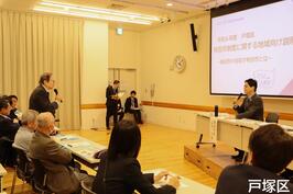「特別市制度地域説明会」を戸塚区、西区、南区、鶴見区で開催し、講演しました