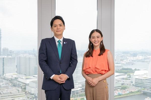 田中理恵さんと市長のツーショット