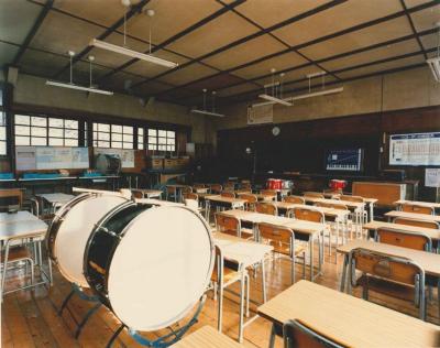 分校時代の教室の写真（現在の資料室）