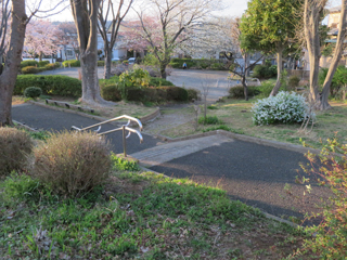 東本郷第二公園の階段