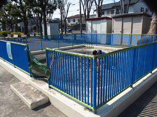 東本郷第三公園の砂場