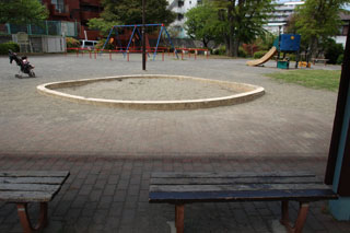 いぶき野第三公園の砂場
