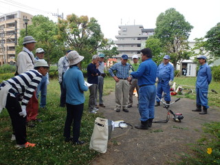 鴨居西河内公園の愛護会
