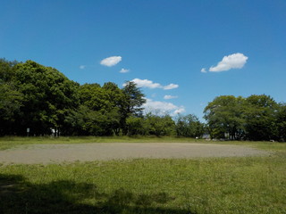 萱場公園のグラウンド