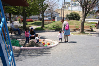 三保天神前久保公園の砂場