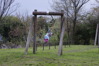 長津田みなみ台公園のアスレチック遊具