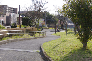 長津田宮ノ前公園の小道