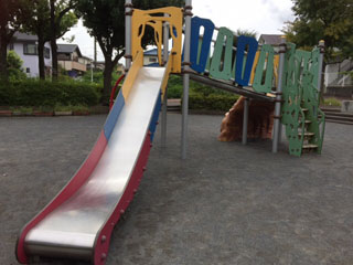 中丸公園の滑り台