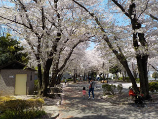 中山駅北第一公園の出入口