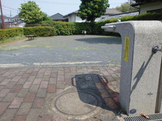 西八朔第一公園の水飲み場