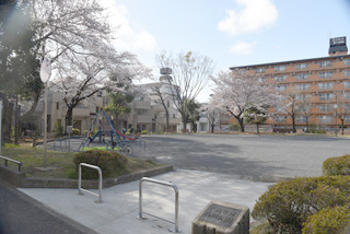 十日市場石田公園の出入口
