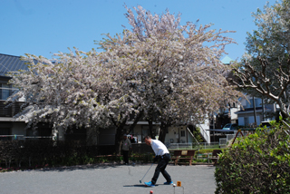 東向地公園のグラウンド