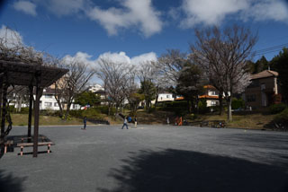 作場公園のグラウンド