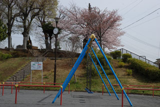上の原公園のブランコ