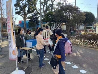 三保小フードドライブの写真１