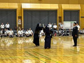 緑区区民剣道大会での演武の写真