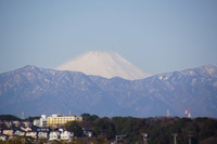 写真クリックで東本郷第一公園からの山岳展望の説明へ