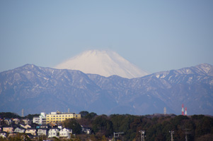 富士山が見える