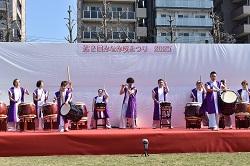 横濱お囃子會の和太鼓演奏