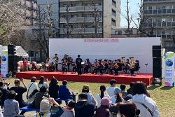 南中学校の和太鼓演奏