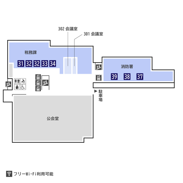 フロアマップ３階