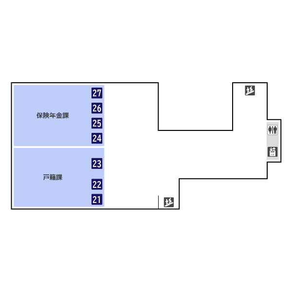 フロアマップ本館２階