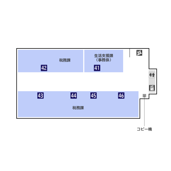 フロアマップ本館４階