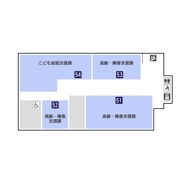 フロアマップ本館５階